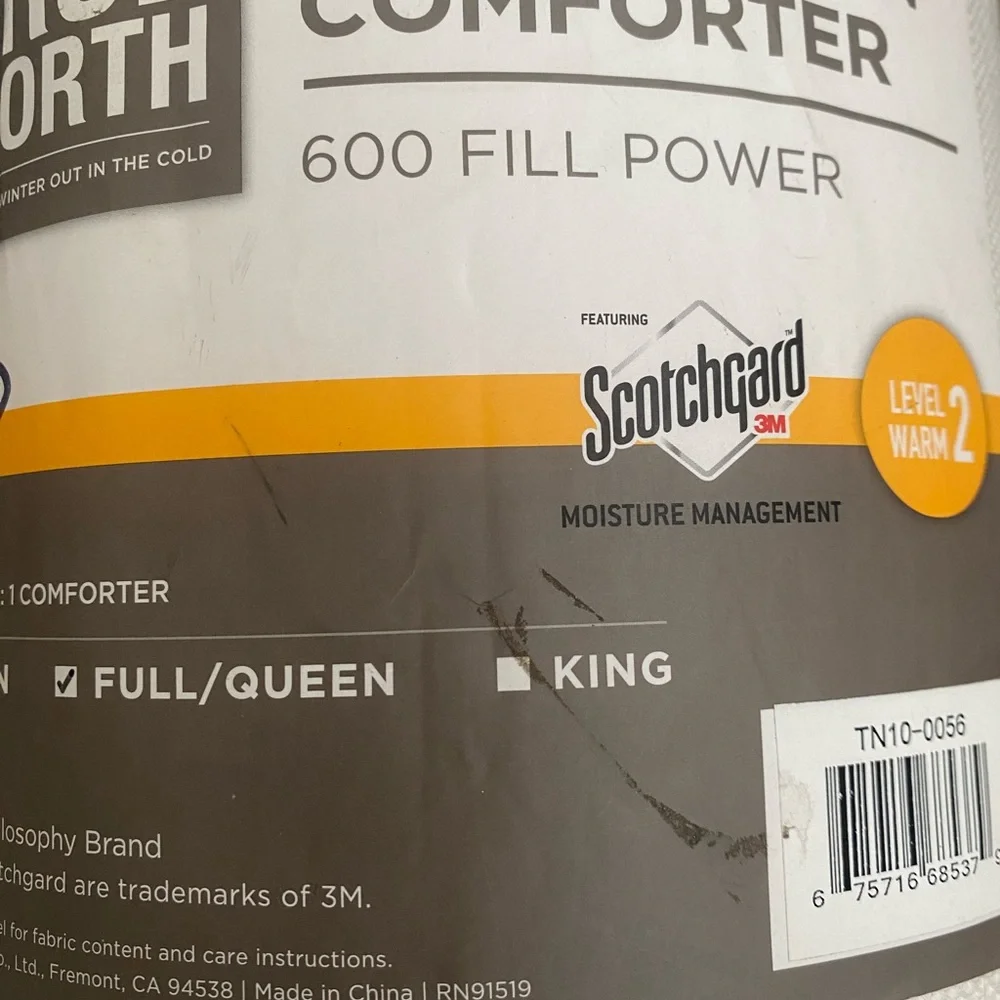 True North by Sleep Philosophy 100%Cotton Comforter 3M Scotchgard Level Warm 2